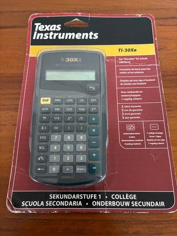 Texas Instruments TI-30Xa - Computer - In originele, Nieuw