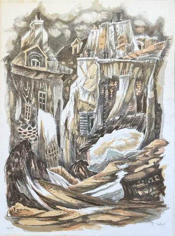 Claire Szilard (1921–2017) - Parisian houses in the desert