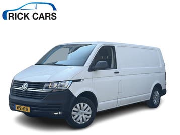 Volkswagen Transporter 2.0 TDI L2H1 110PK Euro 6 Comfortline, Stof, Gebruikt, Volkswagen, Wit
