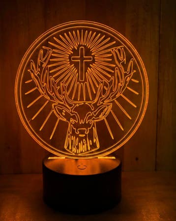 led lamp Jagermeister, Kunststof, Overige merken, Meerkleurig, Inclusief lichtbron