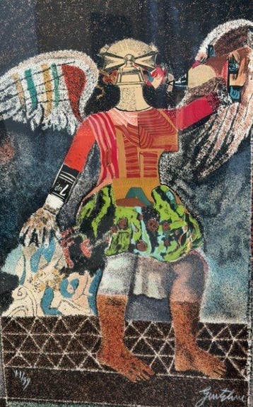Franco Gentilini (1909-1981) - Guerriero angelo alato, Antiek en Kunst