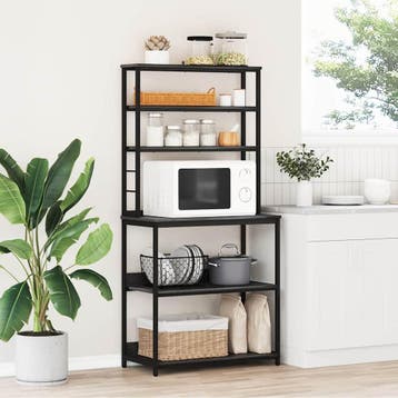vidaXL Keukenplank 5-laags 80 x 40 x 168 cm Bewerkt hout, Minder dan 50 cm, Verzenden, Nieuw, 150 tot 200 cm