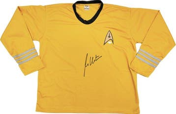 Star Trek - William Shatner - Signed Gold Star Trek Uniform, Verzamelen, Nieuw