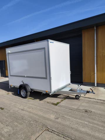 Verkoopwagen Aanhangwagen 3m met rem 1350kg Nieuw!, Ophalen