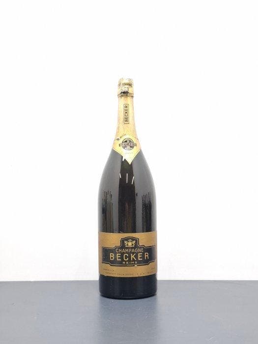 Becker - Champagne Brut - 1 Dubbele Magnum/Jerobeam (3.0 L), Verzamelen, Wijnen