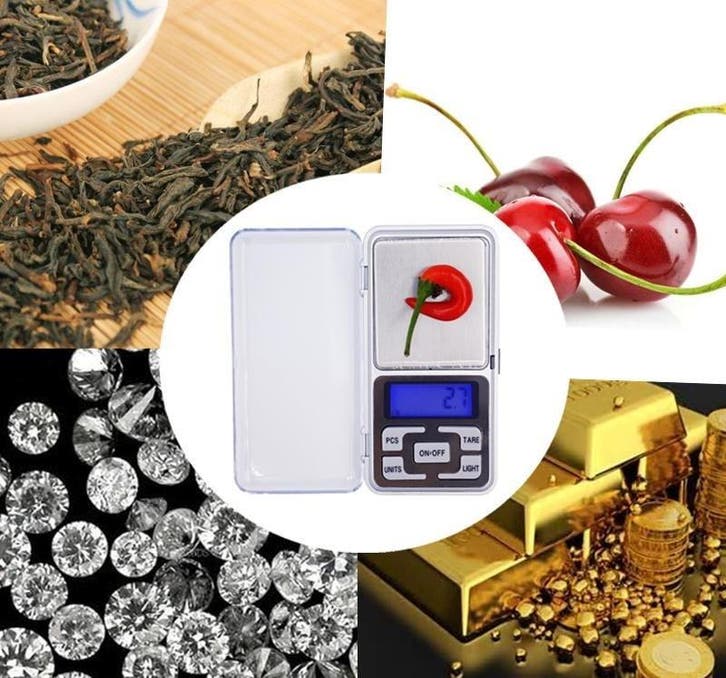 Mini precisie digitale pocketscale weegschaal 0,1 t/m 1000 g, Huis en Inrichting, Badkamer | Badtextiel en Accessoires, Nieuw