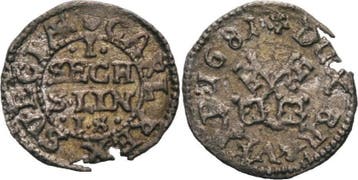 Sechsling 1681, Bremen en Verden Karl Xi 1660-1697, Postzegels en Munten, Verzenden