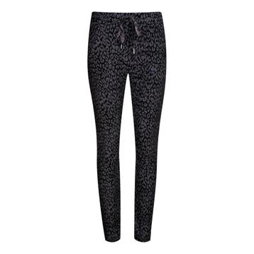 Heartkiss • zwarte luipaard broek • S, Verzenden, Zwart, Maat 36 (S), HeartKiss