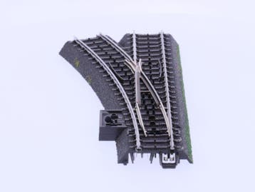 Schaal H0 Märklin 24611 74491 Elektrische rechte wissel l.., Hobby en Vrije tijd, Modeltreinen | H0, Wisselstroom, Gebruikt, Rails
