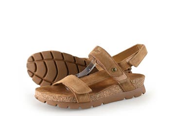 Panama Jack Sandalen in maat 39 Bruin, Kleding | Dames, Bruin, Verzenden, Sandalen of Muiltjes, Zo goed als nieuw
