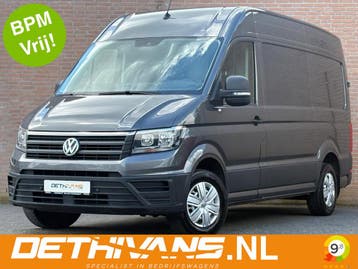Volkswagen Crafter 2.0TDI 177PK L3H3 / Carplay / Cruisecontr, Stof, Gebruikt, Volkswagen, Grijs