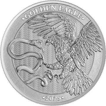 Malta. 5 Euro 2025 1 oz 5 Euro Malta Golden Eagle Silver BU