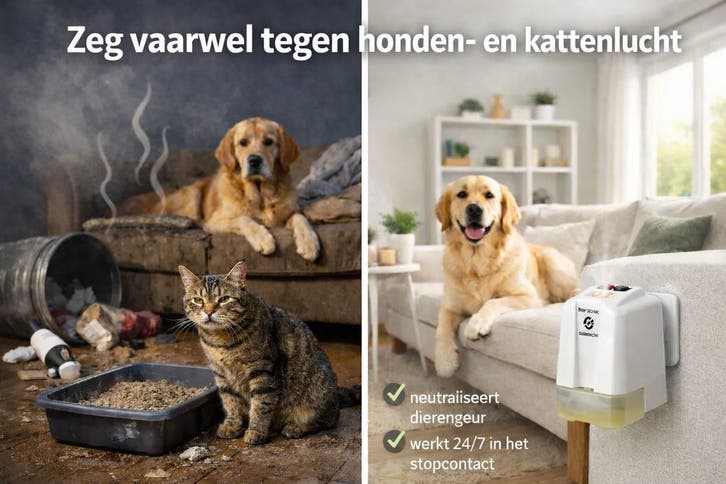 Last van Kattenlucht? Elektrische Geurverwijderaar, Dieren en Toebehoren, Katten-accessoires, Nieuw, Verzenden