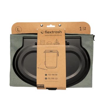 Flextrash Afvalbak L 9L Ocean Green, Caravans en Kamperen, Kampeeraccessoires, Ophalen of Verzenden, Nieuw