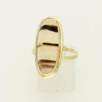 Ring - 14 karaat Geel goud - 7.10ct. tw. - Agaat, Sieraden, Tassen en Uiterlijk, Ringen, Nieuw