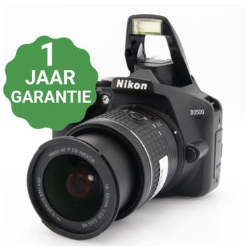 Digitale fotocamera  Nikon D3500 + AF-P 18-55mm f/3.5-5.6G, Verzenden, Gebruikt, Nikon
