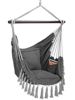 Hangstoel Indoor Outdoor Antraciet 170x100x150cm (Stoelen), Verzenden, Nieuw