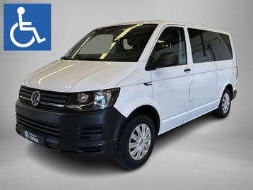 Volkswagen Transporter 2.0 TDI L1H1 ROLSTOEL / INVALIDE BUS, Stof, Gebruikt, Volkswagen, Wit