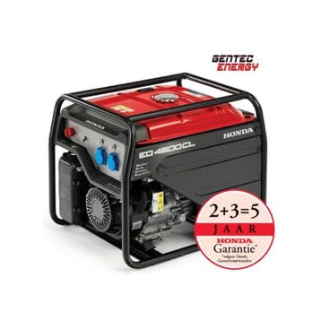 Aggregaat Honda EG4500 CL met 5 jaar garantie, Ophalen of Verzenden, Nieuw, Minder dan 5 kVA, Benzine