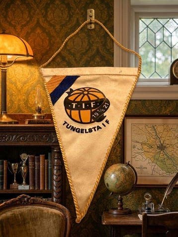 Tungelsta IF (T.I.F.) - SWEDISH LEAGUE - 1950 - Vlag/wimpel, Nieuw