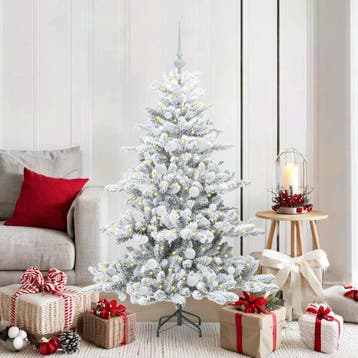 vidaXL Kunstmatige Inklapbare Kerstboom Wit 150 cm PVC en, Verzenden, Nieuw