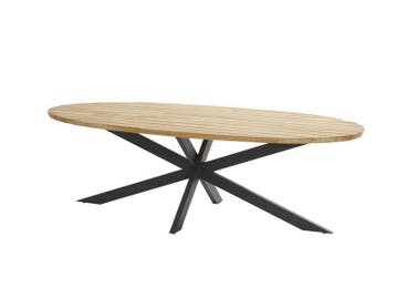 Taste by 4 Seasons Outdoor prado teak-tuintafel 240, Nieuw, Ovaal, Teakhout