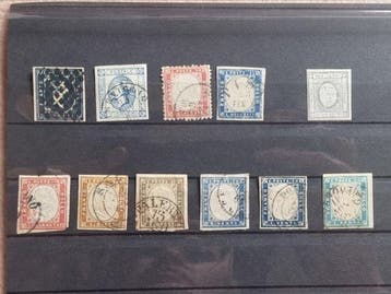 Italië - Verzameling van oude postzegels van de Italiaanse, Gestempeld