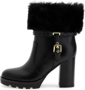 Guess - maat 38- Neate Dames Enkellaarzen - Zwart - PU, Kleding | Dames, Verzenden, Nieuw