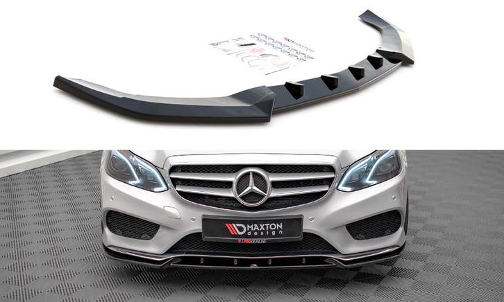 Voorspoiler V.2 Mercedes E-Klasse W212 AMG Pakket Maxton, Auto-onderdelen, Carrosserie en Plaatwerk, Ophalen of Verzenden