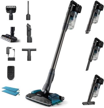 Philips Steelstofzuiger 8000 | 80min | 59% Korting, Ophalen of Verzenden, Gebruikt, Reservoir, Minder dan 1200 watt