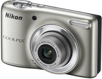 Nikon Coolpix L25 Digitale Compact Camera - Zilver, Verzenden, Zo goed als nieuw
