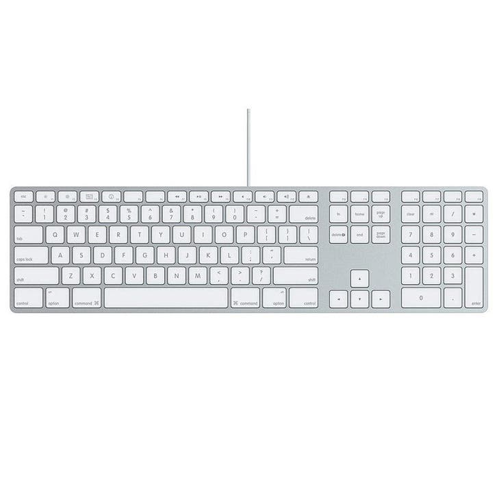Apple Numeriek Bedraad Toetsenbord - QWERTZ - Duits, Computers en Software, Toetsenborden, Zo goed als nieuw, Verzenden