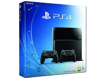 Sony PlayStation 4 (500 GB) - incl. 2 draadloze controllers, Spelcomputers en Games, Spelcomputers | Sony PlayStation 4, Verzenden