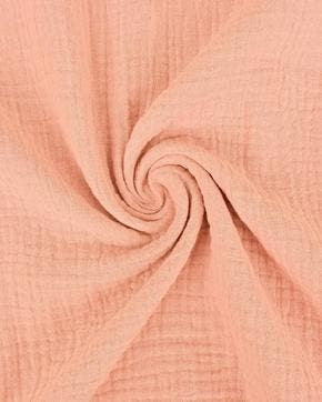 Double Gauze Katoen Flamingo Roze (280 cm), Nieuw, Roze