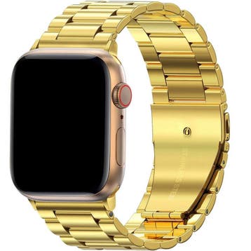 Apple Watch bandje Rivaro - staal - goud - goud / 38 · 40 ·, Verzenden, Nieuw