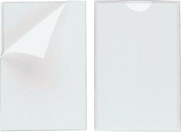 10 Zelfklevende insteekhoesjes 90x57mm Durable Pocketfix, Verzenden, Nieuw in verpakking
