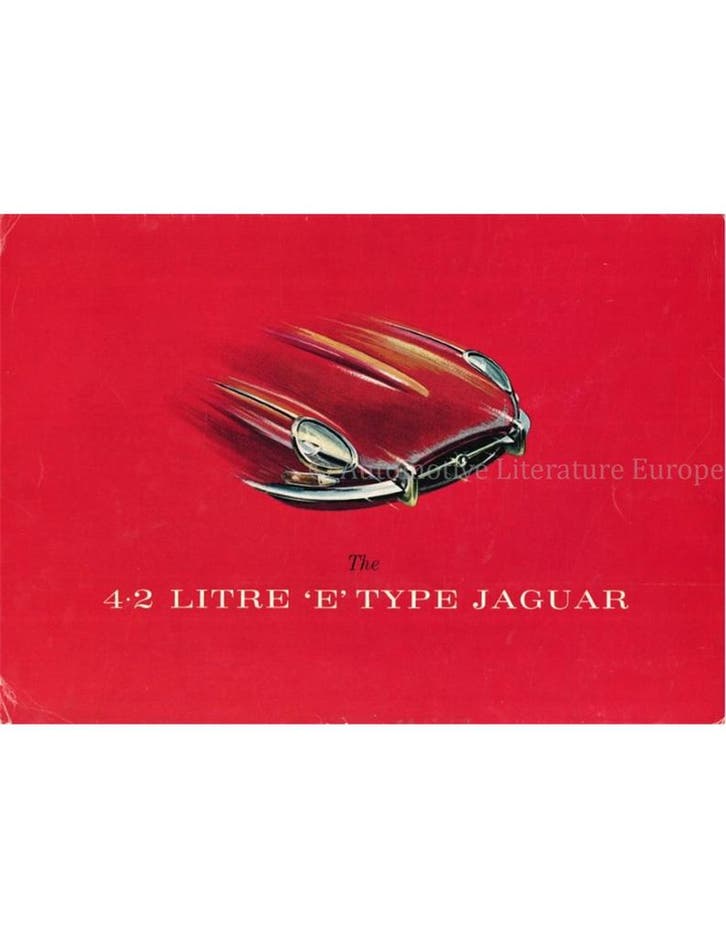 1965 JAGUAR E TYPE BROCHURE NEDERLANDS, Boeken, Auto's | Folders en Tijdschriften