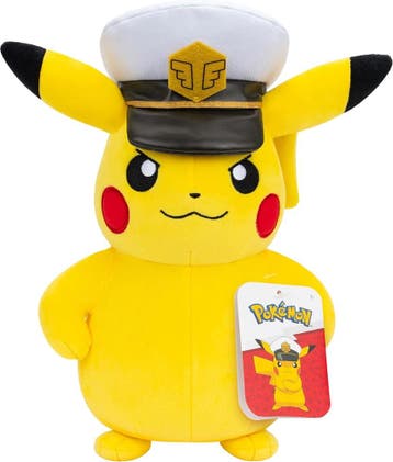 Pokemon - Captain Pikachu Knuffel (20cm) | Pokémon - Hobby, Verzenden, Nieuw