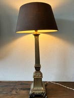Tafellamp - Romeinse Korinthische zuil stijl tafellamp -