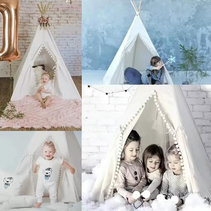 Kinder Tipi Speeltent 160 cm – Voor Binnen en Buiten, Kinderen en Baby's, Kinderkamer | Overige Meubels, Nieuw, Verzenden