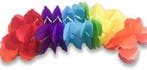 Papieren slinger Regenboog 3 meter per stuk, Ophalen of Verzenden, Nieuw