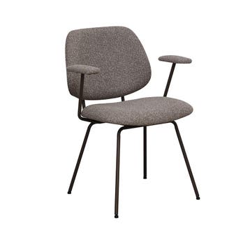 Stoel Loreto | Mushroom | Royal Boucle | Brons Metalen Frame, Verzenden, Nieuw in verpakking