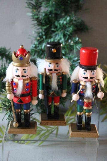 Notenkrakers 3 verschillende ieder circa 15cm hoog -, Diversen, Nieuw