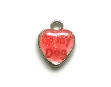 Bedel hart Love My Dog en Pootafdruk Rood, Ophalen of Verzenden, Nieuw
