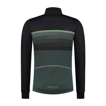 Rogelli Hero II Winter Fietsjack Heren Groen/Zwart, Fietsen en Brommers, Rogelli, Heren, Nieuw, Ophalen of Verzenden