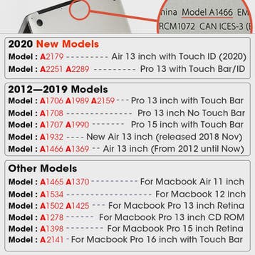 Matte Hardcase Beschermhoes voor MacBook Air & Pro (13, 14.2, Computers en Software, Verzenden, Nieuw