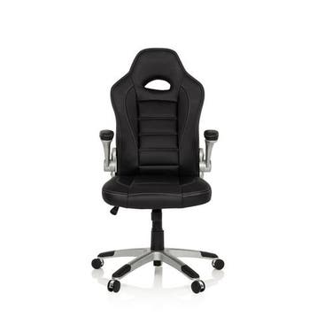Gamestoel | Met Armleuning | Kunstleder | Zwart |, Verzenden, Nieuw