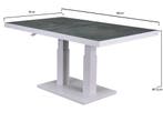 Pacific lounge-diningtafel 140x85xH49-72 cm in hoogte, Tuin en Terras, Tuintafels, Ophalen of Verzenden, Nieuw
