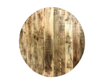 Rond Tafelblad mangohout 140 cm, Huis en Inrichting, Tafelonderdelen, Ophalen of Verzenden, Nieuw