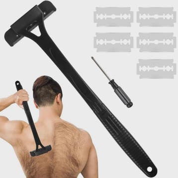Opvouwbare Lange Handgreep Body Shaver voor Mannen - Gemakke, Verzenden, Nieuw